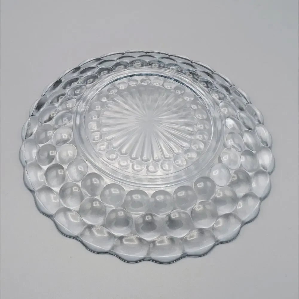 Anchor Hocking Bubble Blue Bread & Butter Plates 6.5